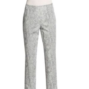 Lafayette 148 New York Stanton Snake-Printed Pants